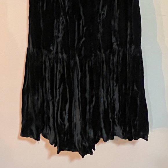 Double D Ranch Crushed Velvet Maxi Skirt (broomstick style) - Picture 2 of 3